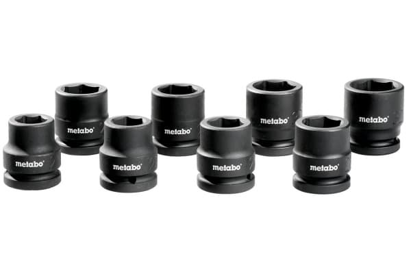 Комплект торцевых ударопрочных головок Metabo 3/4", 8 предметов  (628834000)  фото 