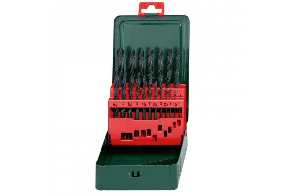 Набор сверл по металлу Metabo HSS-R Promotion 19 предметов (627151000)  фото 