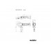 Акумуляторна болгарка з плоским корпусом редуктора Metabo WF 18 LTX 125 Quick 2х5.5 Аг (601306660)