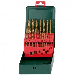 Набір свердел по металу Metabo Promotion HSS-TiN, SP 19 шт Ø 1-10 мм (627156000)