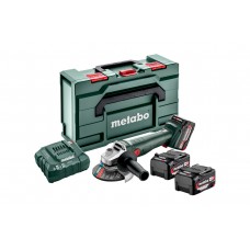Акумуляторна болгарка Metabo W 18 L 9-125 Quick 3х4.0 Аг (602249960)