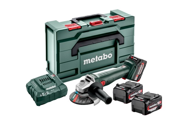 Акумуляторна болгарка Metabo W 18 L 9-125 Quick 3х4.0 Аг (602249960)  фото 