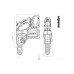 Акумуляторний перфоратор Metabo KH 18 LTX BL 28 Q SET ISA комплект в кейсі (601715930)