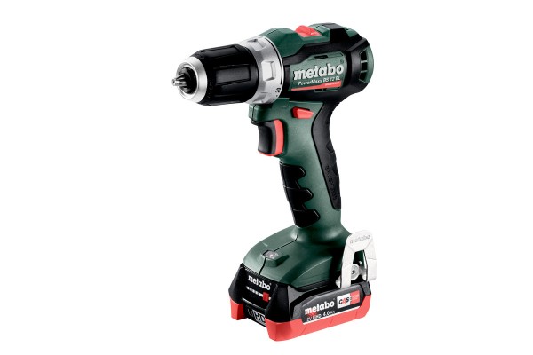 Акумуляторний дриль-шурупокрут Metabo PowerMaxx BS 12 BL + 2 АКБ і ЗП у кейсі (601044800)  фото 
