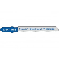 Пилка для лобзика по металлу Metabo Classic 51 мм T 218 A, 5 шт (623647000)