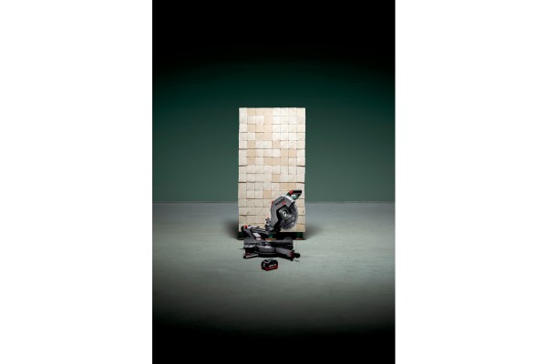 Акумуляторна торцювальна пила з протяжкою Metabo KGS 18 LTX BL 305 2х8.0 Аг (614305810) фото 11