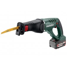 Акумуляторна шабельна пила Metabo ASE 18 LTX + 2 АКБ Аг із ЗП в кейсі METABOX 145 L (602269610)