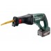 Акумуляторна шабельна пила Metabo ASE 18 LTX + 2 АКБ Аг із ЗП в кейсі METABOX 145 L (602269610)