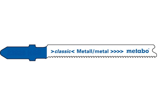 Пилка для лобзика по металлу Metabo Classic 66 мм T 218 A, 5 шт (623926000)  фото 