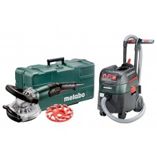 Набор шлифмашина Metabo RSEV 19-125 RT алмазный диск professional + Пылесос Metabo ASR 35 L ACP (691000000)