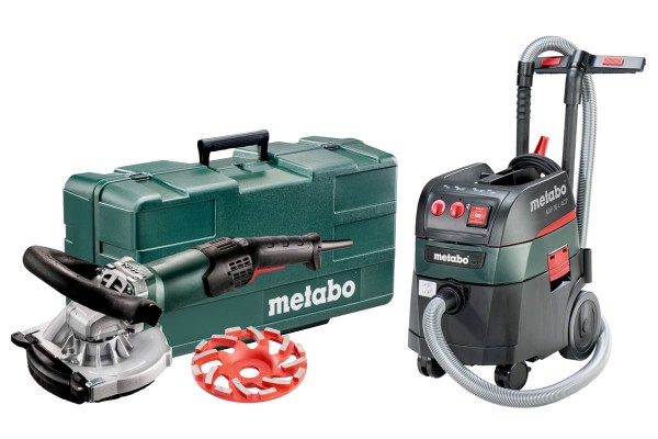 Набор шлифмашина Metabo RSEV 19-125 RT алмазный диск professional + Пылесос Metabo ASR 35 L ACP (691000000)  фото 