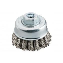 Чашкова щітка для болгарок Metabo 65х0.35 мм, плетена нержавіюча сталь (623801000)
