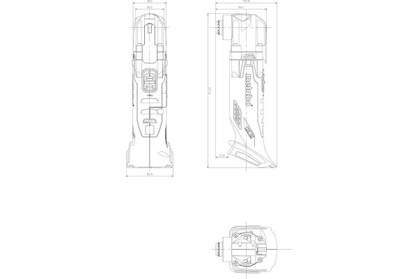 Акумуляторний універсальний різак Metabo MT 18 LTX (613021890) фото 4