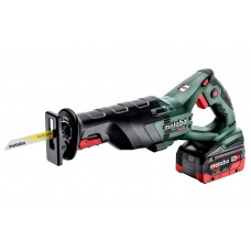 Акумуляторна шабельна пила Metabo SSE 18 LTX BL 2х8.0 Аг (602267810)