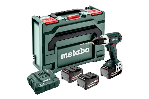 Акумуляторний дриль-шурупокрут Metabo BS 18 LT SET (602102960)  фото 