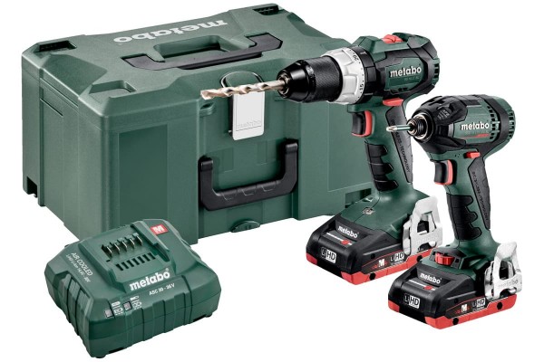 Комплект аккумуляторного инструмента Metabo Combo Set 2.1.11 BS 18 LT BL + SSD 18 LTX 200 BL LiHD (685123000)  фото 