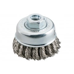 Чашкова щітка для болгарок Metabo 80х0.5 мм, плетена (623710000)