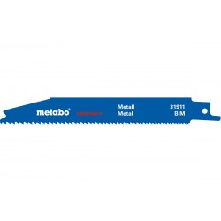 Сабельное полотно по металлу Metabo Pioner 150 мм, S 123 XF, 5 шт (631914000)