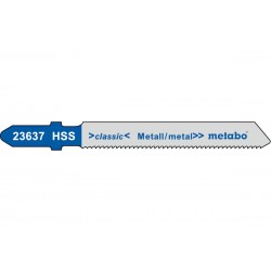 Пилка для лобзика по металлу Metabo Classic 51 мм T 118 A, 3 шт (623965000)