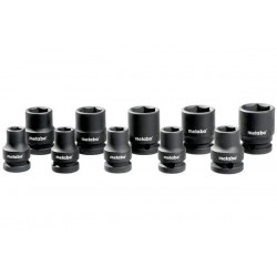 Комплект торцевых ударопрочных головок Metabo 1/2", 10 предметов  (628831000)