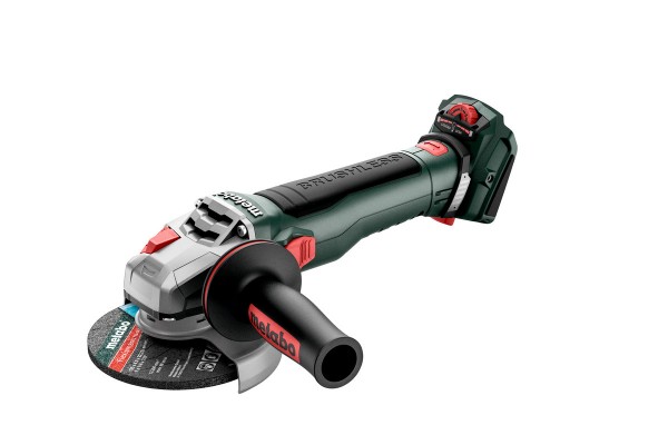 Акумуляторна кутова шліфувальна машина Metabo WVB 18 LT BL 11-125 QUICK з кейсом METABOX 165 L (613057840)  фото 