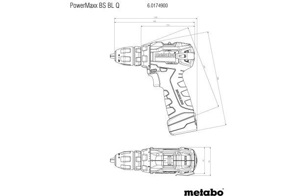 Акумуляторний дриль-шурупокрут Metabo PowerMaxx BS BL Q (601749500) фото 10