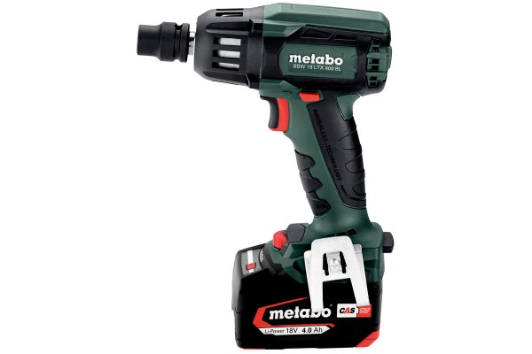 Акумуляторний ударний гайкокрут Metabo SSW 18 LTX 400 BL +2 АКБ 4 Аг і ЗУ в кейсі (602205500) фото 1