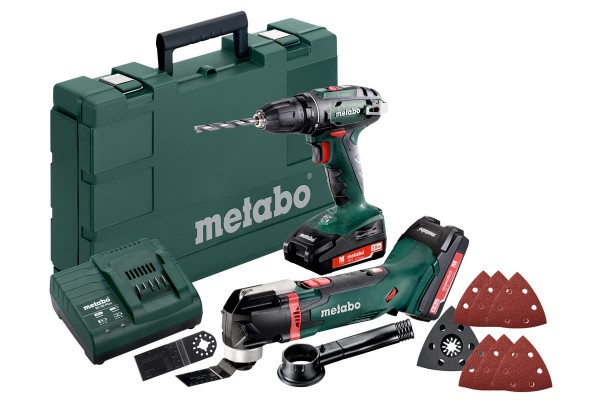 Аккумуляторный набор Metabo Combo Set 2.6.1 18 V BS18+MT18 (685081000)  фото 