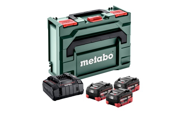 Набір акумуляторів Metabo 3 x LiHD5.5Аг + ASC145 + metaBOX 145 (685069000)  фото 