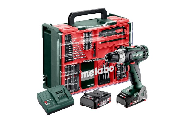 Акумуляторний дриль-шурупокрут Metabo BS 18 L 2х2.0 Аг Mobile Workshop (602321710)  фото 