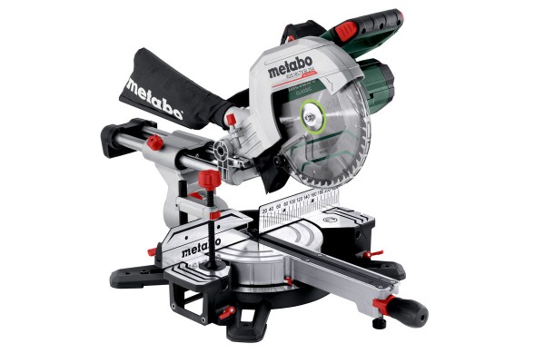 Акумуляторна торцювальна пила з протяжкою Metabo KGS 18 LTX BL 254 2х5.2 Аг (614254650)  фото 