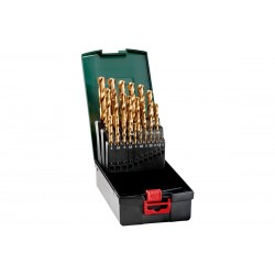 Набор сверл по металлу Metabo HSS-TiN 25 предметов (627191000)