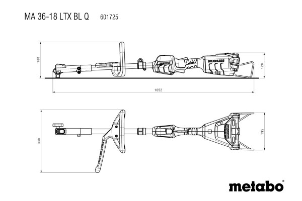 Комбісистема Metabo MA 36-18 LTX BL Q (601725850) фото 7