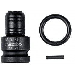 Переходник ударопрочный Metabo с 1/2" на 1/4", с фиксатором (628837000)