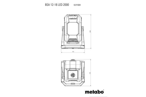 Прожектор акумуляторний Metabo BSA 12-18 LED 2000 (601504850) фото 7