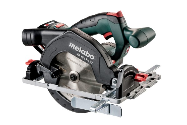 Акумуляторна ручна дискова пила Metabo KS 18 LTX 57 2х5.2 Аг (601857700) фото 5