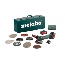Аккумуляторная болгарка Metabo W 18 LTX 125 Inox Set 5.2 Ач (600174880)