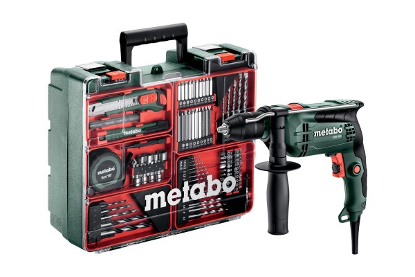 Ударний дриль Metabo SBE 650 SET мережевий, БЗП, 0.65 кВт (600742870)  фото 
