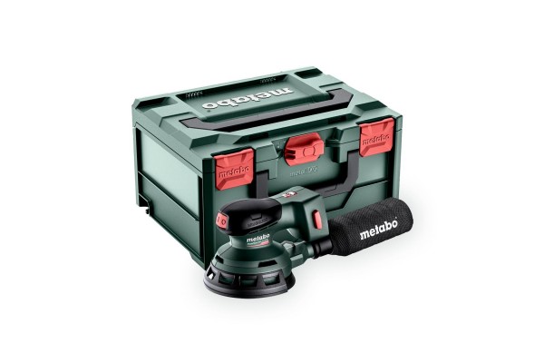 Акумуляторна ексцентрикова шліфмашина Metabo POWERMAXX SXA 12-125 BL в кейсі METABOX 215 (602035840)  фото 