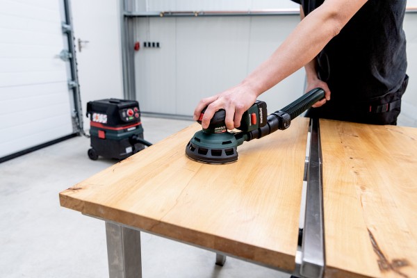 Акумуляторна ексцентрикова шліфмашина Metabo POWERMAXX SXA 12-125 BL в кейсі METABOX 215 (602035840) фото 3