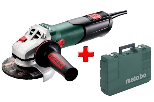 Кутова шліфмашина Metabo WEV 11-125 QUICK з кейсом METABOX 165 L (603625500)  фото 