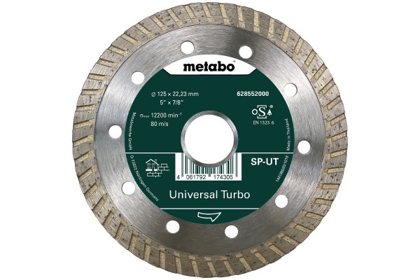 Диск відрізний Metabo Universal Turbo SP-UT 125x22,23мм (628552000)  фото 