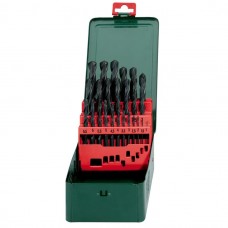 Набір свердел по металу Metabo Promotion HSS-R, SP 25 шт Ø 1-13 мм (627152000)