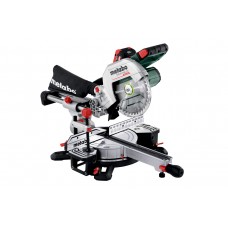 Акумуляторна торцювальна пила з протяжкою Metabo KGS 18 LTX BL 216 2х8.0 Аг (614216810)