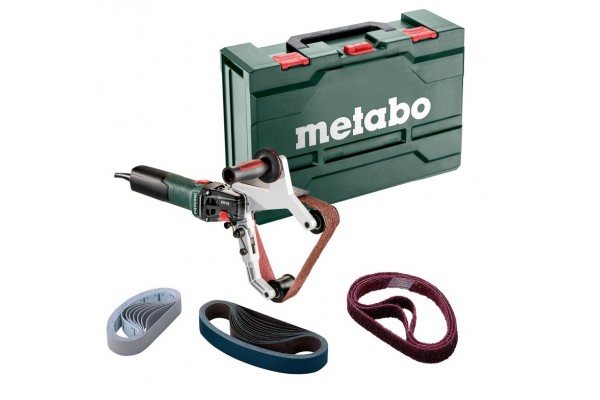 Стрічкова шліфувальна машина для труб Metabo RBE 15-180 Set (602243500)  фото 