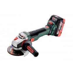 Акумуляторна кутова шліфувальна машина Metabo WVB 18 LTX BL 15-125 QUICK + 2 АКБ 5.5 Аг із ЗП і кейсом METABOX 165 L (601731660)