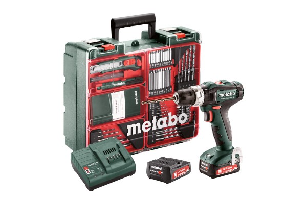 Акумуляторний дриль-шурупокрут Metabo PowerMaxx SB 12 SET (601076870)  фото 