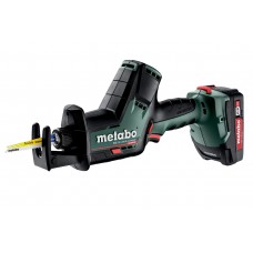 Акумуляторна шабельна пила Metabo SSE 18 LTX BL Compact 2х2.0 Аг (602366500)