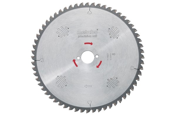Диск пиляльний METABO "PRECISION CUT WOOD - PROFESSIONAL", 305X30, Z60 WZ 5° NEG. (628228000)  фото 