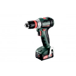 Акумуляторний дриль-шурупокрут Metabo PowerMaxx BS 12 BL Q + 2 АКБ і ЗП у кейсі (601045500)